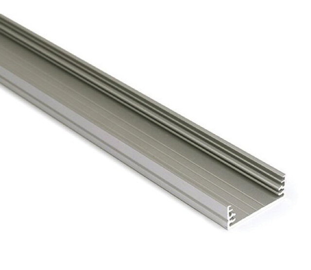 LED-Leiste XL Profil 2 Meter, 32mm x 11mm, niedrige Abdeckung, weiß, für LED-Streifen, XL24WEISS – Ideal für indirekte Beleuchtung und moderne Lichtlösungen LED-Leiste XL Profil 2 Meter, 32mm x 11mm, niedrige Abdeckung, weiß, für LED-Streifen, XL24WEISS – Ideal für indirekte Beleuchtung und moderne Lichtlösungen