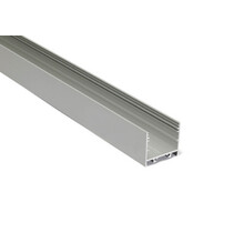 LED Streifen XL Profil 4 Meter mit niedriger Abdeckung 33,4mm x 29,6mm – XL11ALU | Aluminiumprofil für LED-Beleuchtung | Montagefreundlich & hochwertig