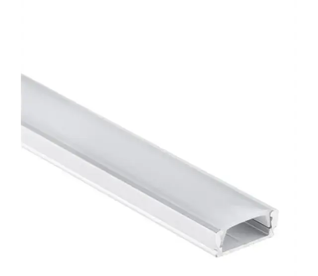 LED-Aluminiumprofil 08ALU für LED-Streifen – Präzise Montage, optimale Wärmeableitung, 1 m Länge, 8 mm Höhe, 10 mm Breite, ideal für Innen- und Außenbeleuchtung, hochwertige Aluminiumlegierung, einfach zu installieren