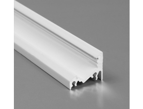 LED Eckprofil Weiß mit Abdeckung 20 x 16 mm für LED Streifen – C14WEISS