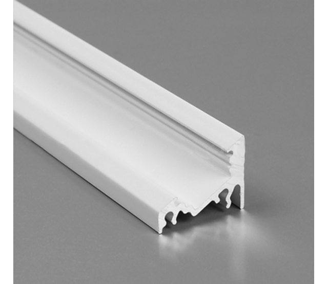 Winkelprofil für LED-Streifen 20 mm x 16 mm, weiß, mit Abdeckung – C14WEISS | Aluminiumprofil für LED-Beleuchtung, 20x16 mm, diffuses Licht, Montagezubehör Winkelprofil für LED-Streifen 20 mm x 16 mm, weiß, mit Abdeckung – C14WEISS | Aluminiumprofil für LED-Beleuchtung, 20x16 mm, diffuses Licht, Montagezubehör