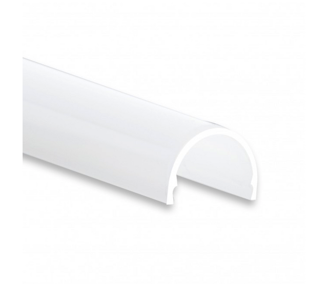 2m Aluminium LED-Profil 16,8x16,8mm mit halbrundem Diffusor für LED-Streifen, 5,2W, weiß – Hochwertiges Profil für gleichmäßige Beleuchtung 2m Aluminium LED-Profil 16,8x16,8mm mit halbrundem Diffusor für LED-Streifen, 5,2W, weiß – Hochwertiges Profil für gleichmäßige Beleuchtung