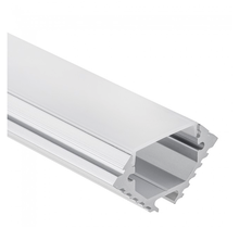 LED Eckprofil C11ALU mit opaler Klickabdeckung – Aluminium Eckprofil für LED Streifen bis 15 mm Breite