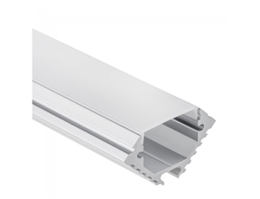 LED Eckprofil C11ALU mit opaler Klickabdeckung 33,6 x 26,52 mm für LED Streifen