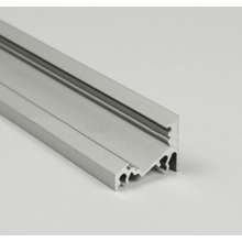 LED Eckprofil mit Abdeckung 12,6 mm für LED Streifen 20x16 mm - C14ALU