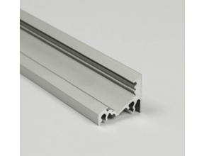 LED Eckprofil mit Abdeckung 12,6 mm für LED Streifen 20x16 mm - C14ALU