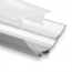 LED-Profile Luksus LED Eckprofil 25x25 mm mit opaler Klickabdeckung für LED Streifen – C15ALU