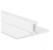 LED Profil Up Down für LED Streifen – Aluminiumprofil mit Abdeckung 21,3 mm x 70 mm – UpDown01Wit – Ideal für indirekte Beleuchtung, Decken- und Wandmontage, hochwertige Lichtstreuung
