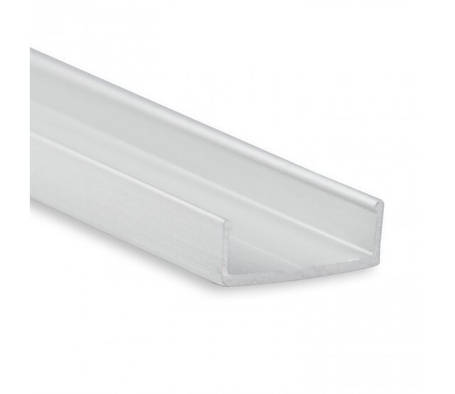 LED-Aluprofil Up Down 21,3 mm x 70 mm mit Abdeckung – für LED-Streifen – UpDown01ALU – Hochwertiges Aluminiumprofil für indirekte Beleuchtung – Präzise Maße 21,3 x 70 mm – Inklusive Diffusor
