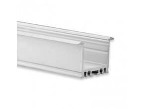 LED XL Einbauprofil 2m mit opaler Klickabdeckung 30x23mm – XL08ALU