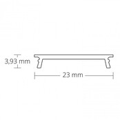 LED-Einbauprofil XL 200 cm mit opaler Klickabdeckung, 30 mm x 23 mm, für LED-Streifen – XL08ALU, Aluminium, hochwertige Lichtstreuung, ideal für moderne Beleuchtungslösungen LED-Einbauprofil XL 200 cm mit opaler Klickabdeckung, 30 mm x 23 mm, für LED-Streifen – XL08ALU, Aluminium, hochwertige Lichtstreuung, ideal für moderne Beleuchtungslösungen