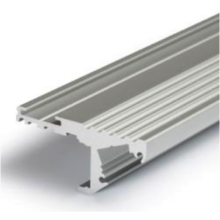 LED Streifen Treppenschiene mit Abdeckung 41,5 x 20,6 mm – D10ALU