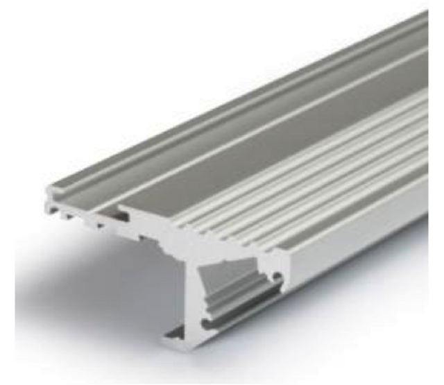 LED-Streifen Aluminium-Trapprofil mit Abdeckung 41,5 mm x 20,6 mm - D10ALU | Präzise Montage für LED-Beleuchtung | Hochwertiges Aluminiumprofil für Treppenstufen LED-Streifen Aluminium-Trapprofil mit Abdeckung 41,5 mm x 20,6 mm - D10ALU | Präzise Montage für LED-Beleuchtung | Hochwertiges Aluminiumprofil für Treppenstufen