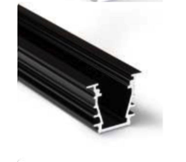 Schwarzes LED-Deckenprofil 23,4 mm x 19 mm mit opaker Abdeckung für LED-Streifen – GYPROC10SCHWARZ – ideal für moderne Raumbeleuchtung Schwarzes LED-Deckenprofil 23,4 mm x 19 mm mit opaker Abdeckung für LED-Streifen – GYPROC10SCHWARZ – ideal für moderne Raumbeleuchtung