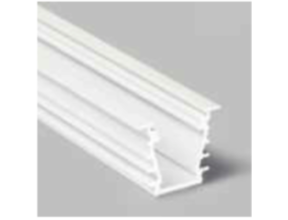 Weißes LED Deckenprofil mit opaler Abdeckung 23,4 x 19 mm – GYPROC10WEISS