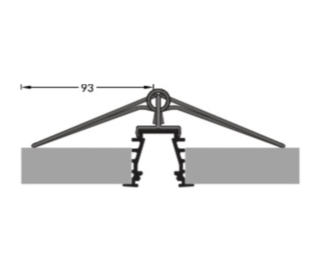 LED-Deckenprofil weiß mit opaler Abdeckung, 23,4 mm x 19 mm, für LED-Streifen, GYPROC10WEISS – Modernes Einbauprofil für indirekte Beleuchtung, präzise Maße, hochwertige Verarbeitung, ideal für Wohn- und Büroräume.