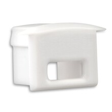 Endkappe mit Kabeldurchführung für LED Streifen – Weiß 03