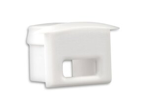 Endkappe mit Kabeldurchführung für LED Streifen – Weiß 03