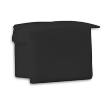 LED-Streifen-Endkappe ohne Kabeldurchführung - 03ZWART | 20 mm Breite | IP20 Schutzklasse | Kompatibel mit 12V/24V LED-Streifen | Einfache Montage | Schwarz