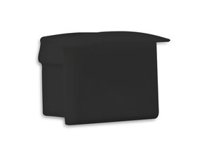 Endkappe ohne Kabeldurchführung - Schwarz 03 für LED Streifen