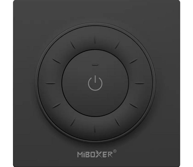 Drahtloser Wanddimmer für einfarbige und dual-weiße LED-Streifen – Miboxer K3-B – Präzise Lichtsteuerung, kompatibel mit 12-24V, dimmbar, einfach zu installieren, ideal für Wohn- und Gewerberäume Drahtloser Wanddimmer für einfarbige und dual-weiße LED-Streifen – Miboxer K3-B – Präzise Lichtsteuerung, kompatibel mit 12-24V, dimmbar, einfach zu installieren, ideal für Wohn- und Gewerberäume