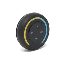 Runder Design Wanddimmer für duale weiße LED-Streifen – Drahtlos – Miboxer S1-B – Präzise Lichtsteuerung für moderne Beleuchtungslösungen