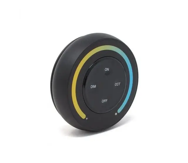 Runder Design Wanddimmer für duale weiße LED-Streifen – Drahtlos – Miboxer S1-B – Präzise Lichtsteuerung für moderne Beleuchtungslösungen Runder Design Wanddimmer für duale weiße LED-Streifen – Drahtlos – Miboxer S1-B – Präzise Lichtsteuerung für moderne Beleuchtungslösungen