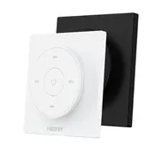 Drahtloser Wanddimmer für einfarbige und dual-weiße LED-Streifen – Miboxer K2 in Weiß – Präzise Lichtsteuerung, kompatibel mit 12-24V, dimmbar, einfach zu installieren, ideal für Wohn- und Gewerberäume