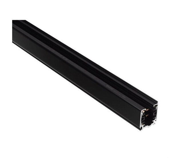 3-Phasen Stromschiene - Schwarz - 1 Meter