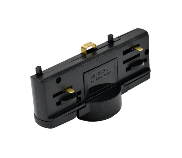 3-Phasen-Spannungsadapter für LED-Streifen, 230V zu 24V DC, schwarz, max. 150W, IP20, für Innenbereich, kompatibel mit RGB/RGBW-LEDs, 3-polig, 1,5m Kabel