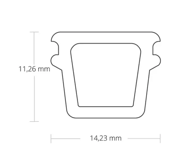 LED-Aluprofil mit Gummilippe, 5 Meter, für STUC/GIPS/FLIESEN, 12,4 mm Innenmaß, Montagezubehör für LED-Streifen, präzise Abdichtung, technische Spezifikationen nach DIN LED-Aluprofil mit Gummilippe, 5 Meter, für STUC/GIPS/FLIESEN, 12,4 mm Innenmaß, Montagezubehör für LED-Streifen, präzise Abdichtung, technische Spezifikationen nach DIN