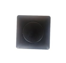 Universeller Schwarz LED-Wanddimmer mit Phasenabschnittsteuerung für LED-Streifen, 230V, 400W, präzise Lichtregelung, kompatibel mit dimmbaren LED-Leuchten, einfache Montage, CE-zertifiziert