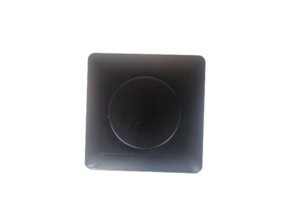 Universeller schwarzer LED-Wanddimmer mit Phasenabschnitt – kompatibel mit dimmbaren LED-Leuchten