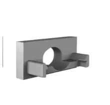 Silber-Endkappe mit Kabeldurchführung für LED-Profil A1 Silber – präzise Passform, 15mm Breite, IP20-Schutzklasse, ideal für LED-Profile. Montagezubehör inkl. Kabelverschluss.