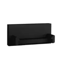 Endkappe mit Kabeldurchführung für LED-Streifen – A1 schwarz, 10 mm, IP20, passend für Aluminiumprofile, Montagezubehör für LED-Beleuchtung
