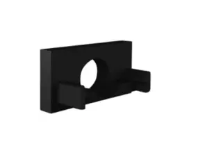 Endkappe mit Kabeldurchführung – 304 Schwarz