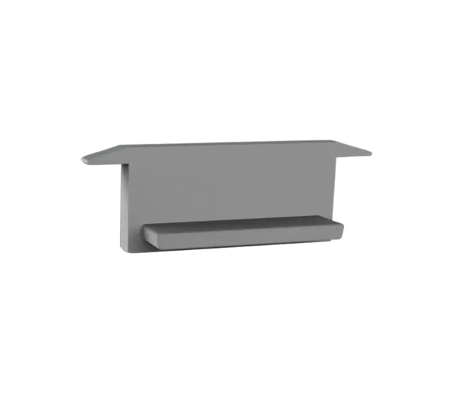 308ALU Aluminium-Eindkappe ohne Kabeldurchführung für LED-Streifen – Präzise Passform, 10 mm Breite, IP20 Schutz, ideal für LED-Profile, Montage ohne Werkzeug, inkl. Diffusorhalterung 308ALU Aluminium-Eindkappe ohne Kabeldurchführung für LED-Streifen – Präzise Passform, 10 mm Breite, IP20 Schutz, ideal für LED-Profile, Montage ohne Werkzeug, inkl. Diffusorhalterung