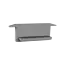 Harmony Profiles 308ALU Aluminium-Eindkappe ohne Kabeldurchführung für LED-Streifen – Präzise Passform, 10 mm Breite, IP20 Schutz, ideal für LED-Profile, Montage ohne Werkzeug, inkl. Diffusorhalterung