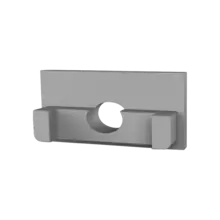 Endkappe mit Kabeldurchführung – STUC300 LED-Profil für LED Streifen