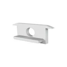 Endkappe mit Kabeldurchführung - 308WEISS
