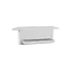 Endkappe für LED-Profil – Luksus Endkappe ohne Kabeldurchführung – 308WEISS, 12V/24V, IP20, für Aluminiumprofile, weiß, einfache Montage, ideal für Innenbeleuchtung