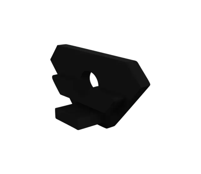 Eindkappe mit Kabeldurchführung für LED-Streifen - 323ZWART, schwarz, 10 mm Durchmesser, IP20, für Aluprofile, Montagezubehör, 1 Stück, kompatibel mit LED-Beleuchtungssystemen Eindkappe mit Kabeldurchführung für LED-Streifen - 323ZWART, schwarz, 10 mm Durchmesser, IP20, für Aluprofile, Montagezubehör, 1 Stück, kompatibel mit LED-Beleuchtungssystemen