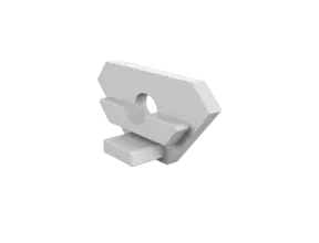 Endkappe mit Kabeldurchführung für LED-Profile – 323WEISS Weiß