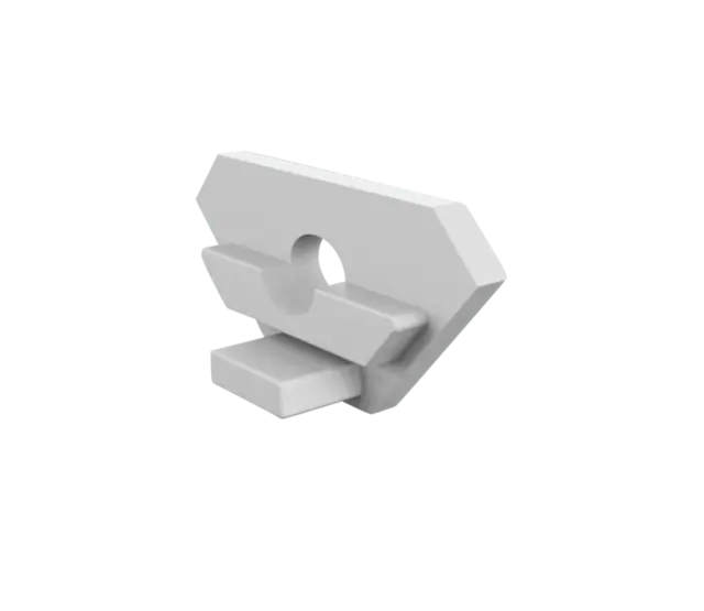 323WEISS LED-Endkappe mit Kabeldurchführung für LED-Streifen – IP20, 12/24V, 5W, 60 LED/m, 2835 SMD, 120° Abstrahlwinkel, weiß, 1m Länge