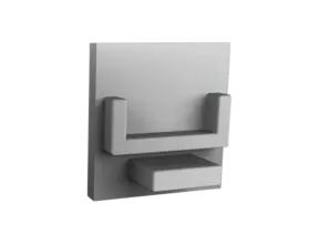 Endkappe ohne Kabeldurchführung für LED Profil 318ALU – Aluminium