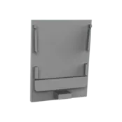 XL340ALU Aluminium-Eindkappe ohne Kabeldurchführung für LED-Streifenprofile – Passend für 34 mm breite Profile, staub- und spritzwassergeschützt, inkl. Montageclips, ideal für professionelle LED-Beleuchtungslösungen