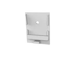 Endkappe mit Kabeldurchführung – XL340 Weiß für LED Streifen