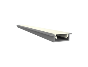 LED-Einbauprofil 15x6 mm mit Abdeckung – 308ALU für LED-Streifen, eloxiertes Aluminium