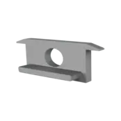 Aluminium Endkappe mit Kabeldurchführung für LED Streifen – 308ALU, 20 mm Breite, IP20, passend für LED Profile, einfache Montage, robuste Bauweise, ideal für Innenbeleuchtung Aluminium Endkappe mit Kabeldurchführung für LED Streifen – 308ALU, 20 mm Breite, IP20, passend für LED Profile, einfache Montage, robuste Bauweise, ideal für Innenbeleuchtung