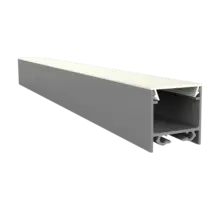 20 mm x 20 mm LED-Aluminiumprofil mit Diffusorabdeckung für LED-Streifen – 318ALU, hochwertiges Montagesystem für indirekte Beleuchtung, präzise Maße nach DIN-Norm